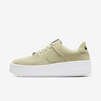 Nike Air Force 1 Sage Low - Női Utcai Cipő - Olivazöld/Fehér/Fekete/Olivazöld